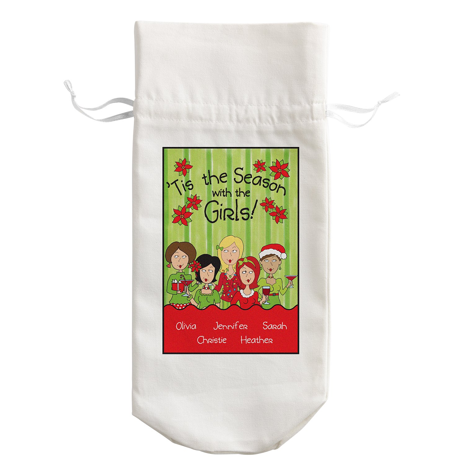 'Tis the Season with the Girls Wine Bag - 5