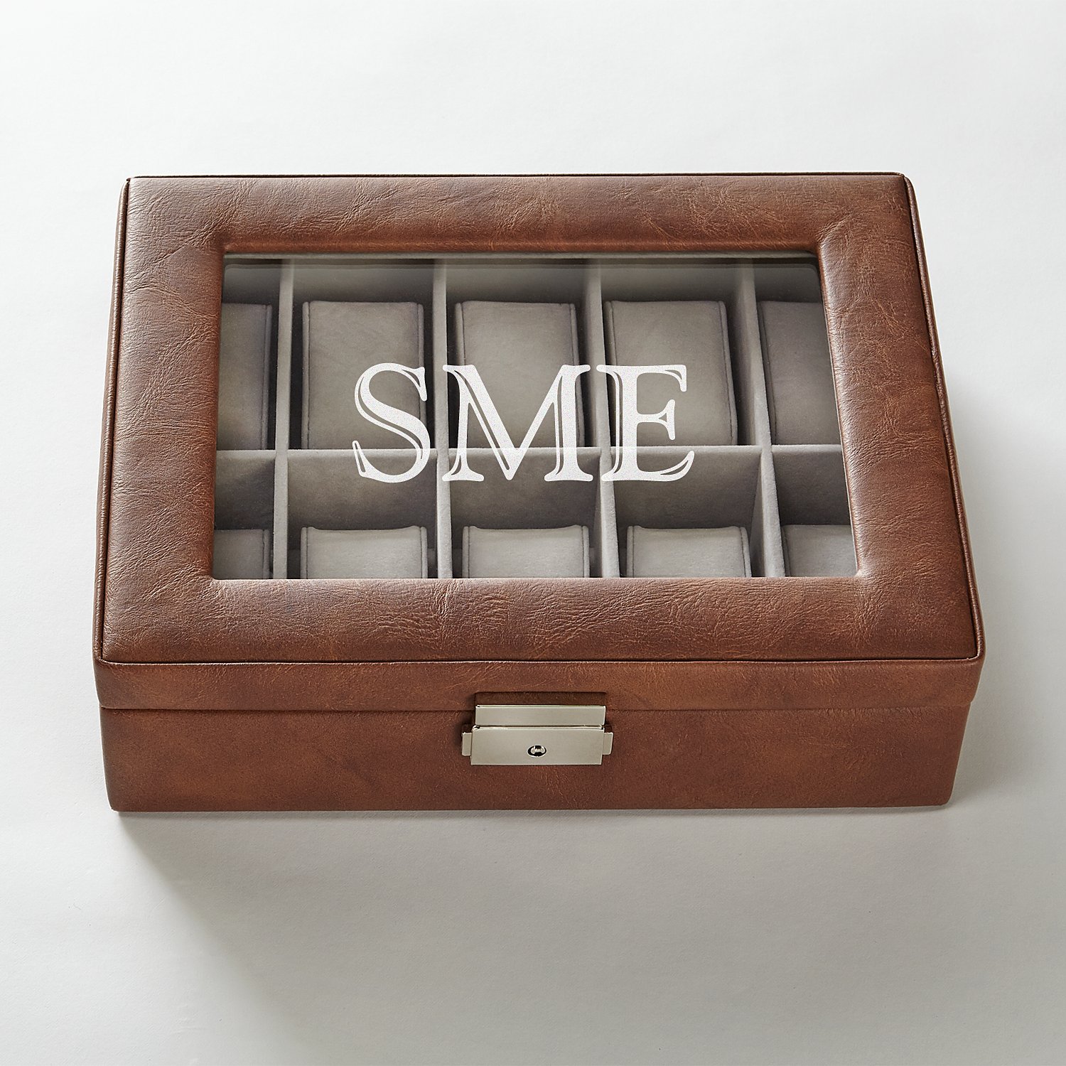Brown Leather Watch Box
