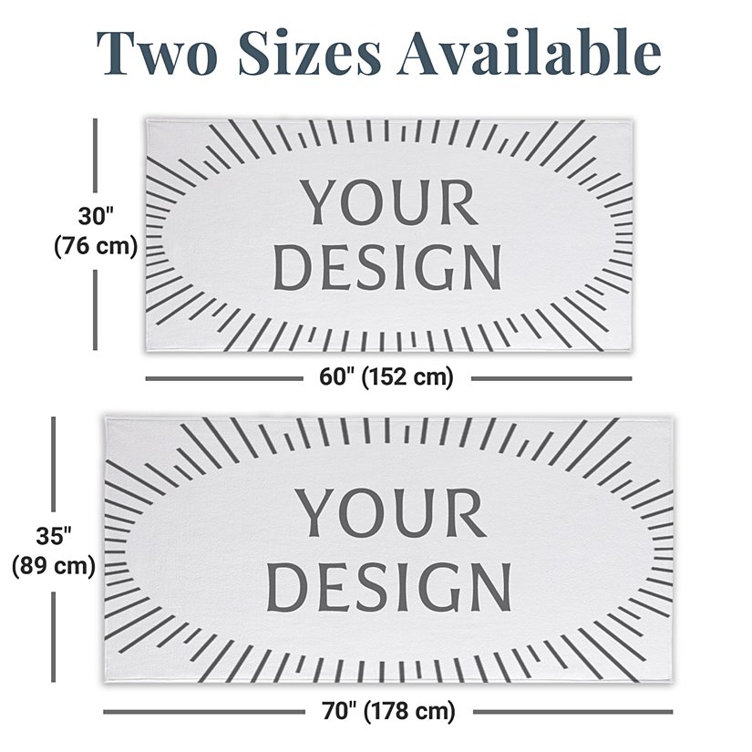 Urban Splash Personalized Beach Towel