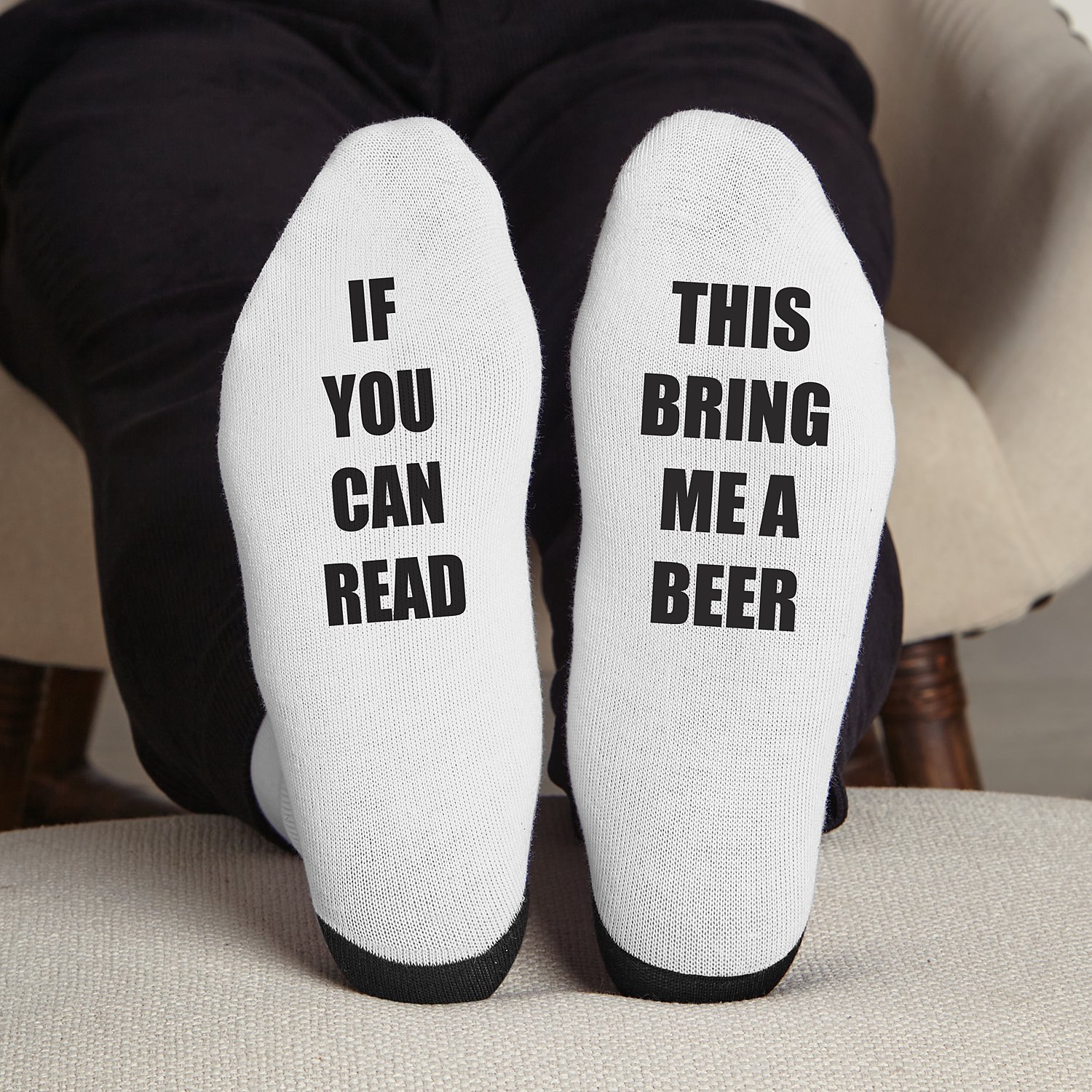 Any Message Socks - White