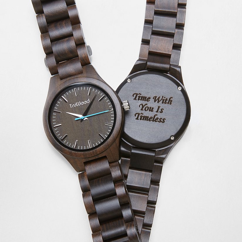 Black Sandalwood Personalized Timepiece