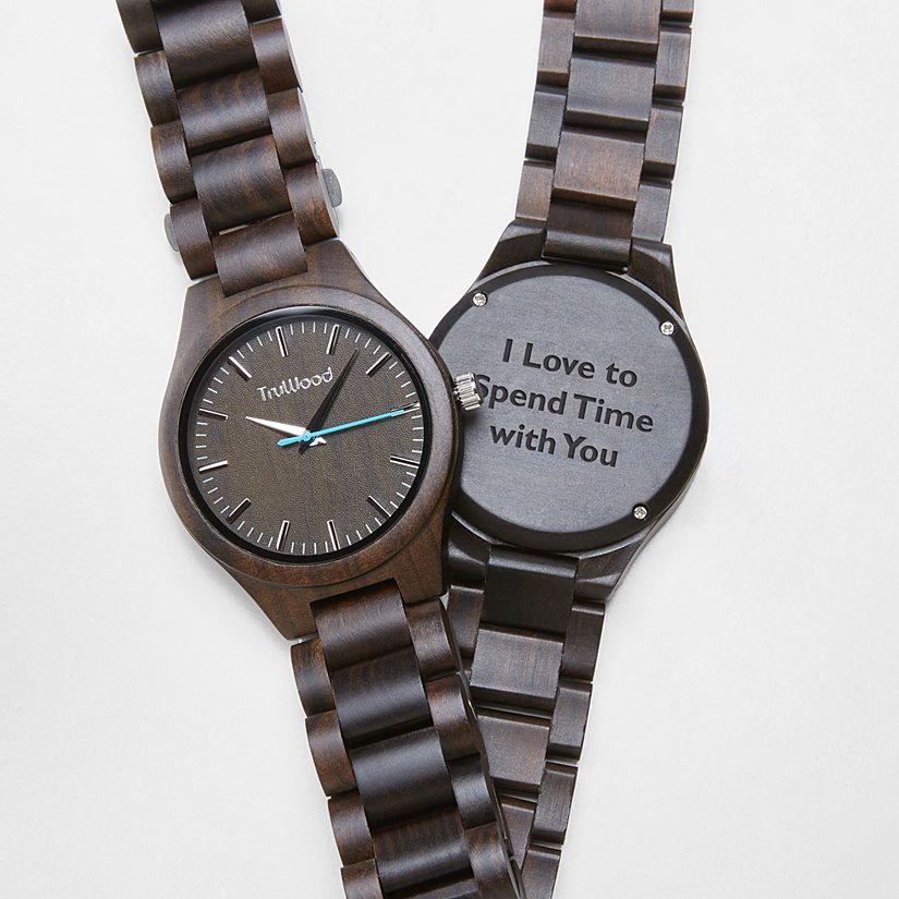 Black Sandalwood Personalized Timepiece