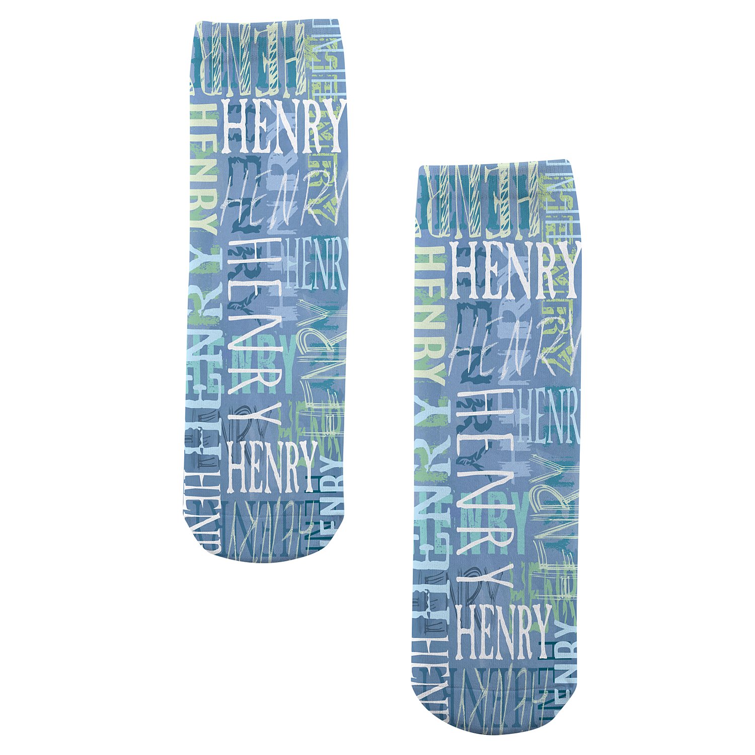 Signature Style Socks - Blue