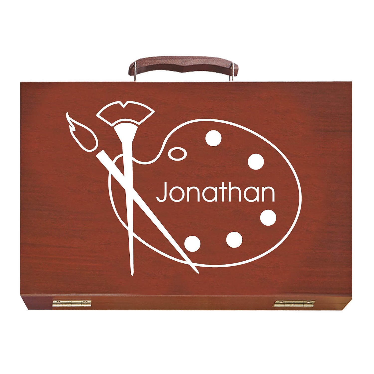 80 Piece Art Set in Wooden Case-Palette Design