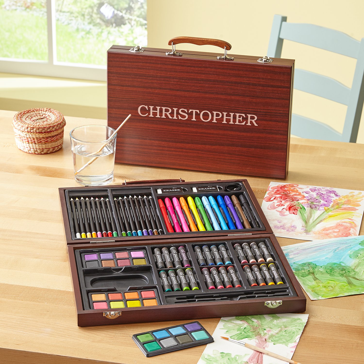 Color Me by Name Art Set - Block Font