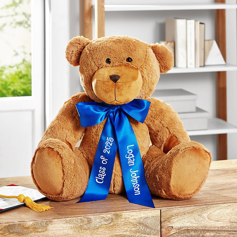 27" Cuddly Personalized Plush Bear