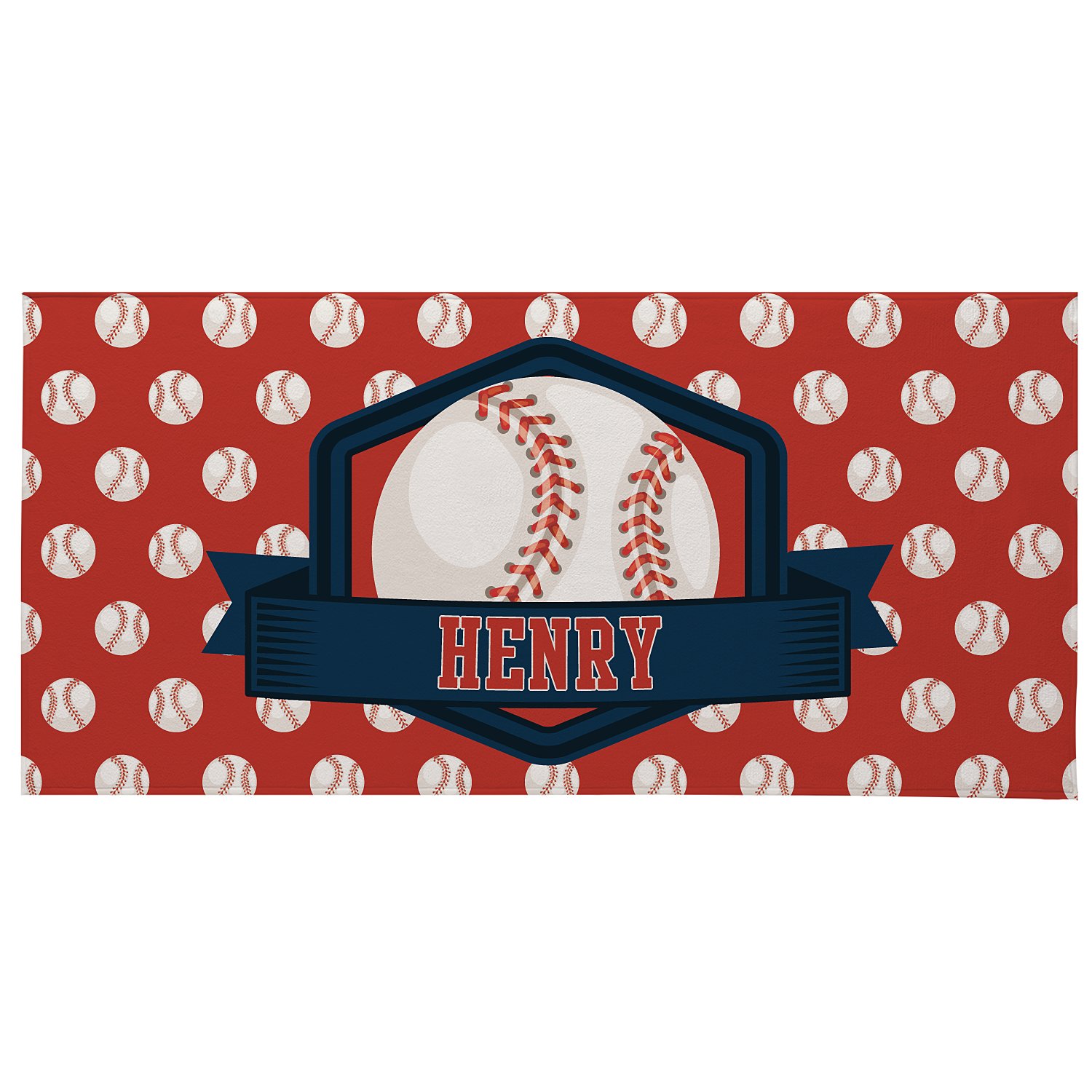 Athletic Adventure Beach Towel-Standard - Baseball