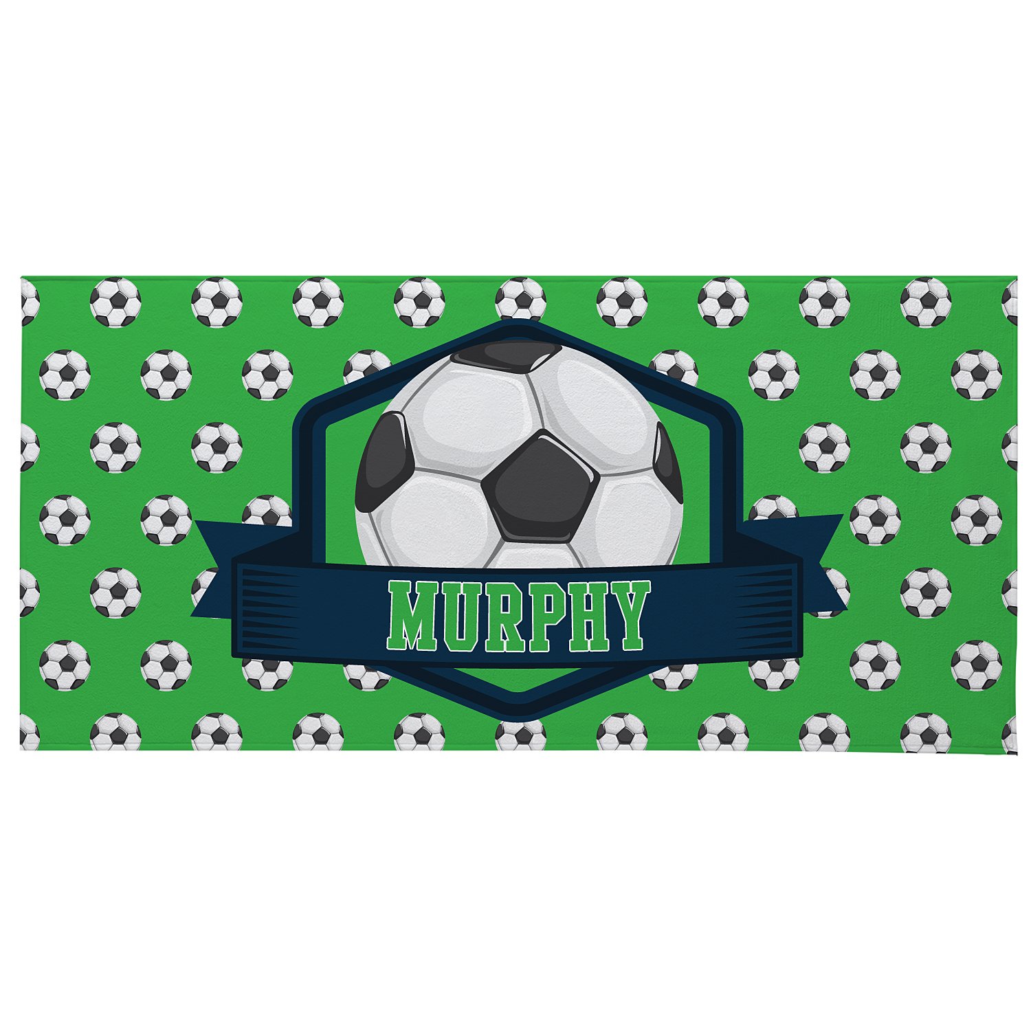Athletic Adventure Beach Towel-Standard - Soccer
