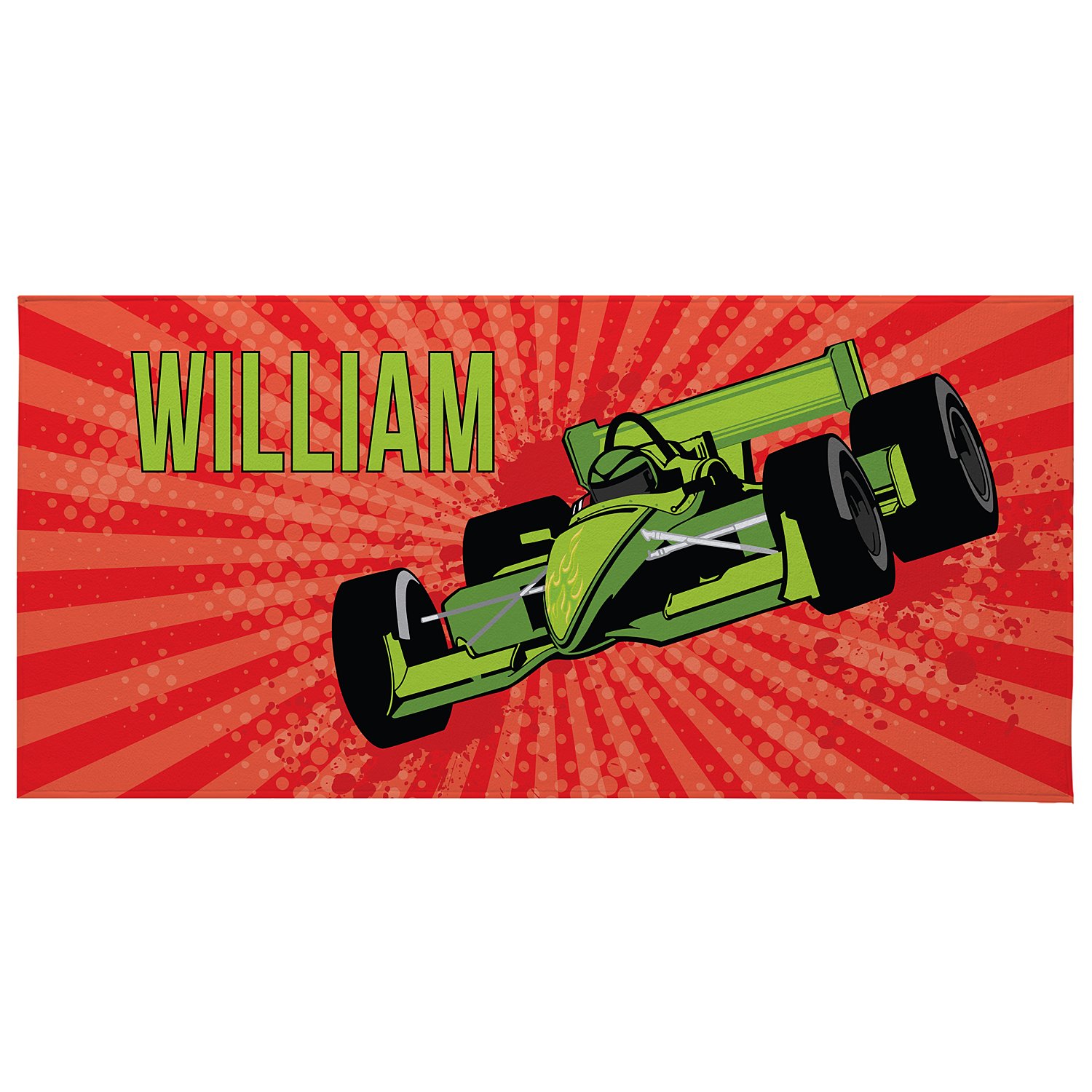 Adrenaline Rush Beach Towel-Standard - Race Car