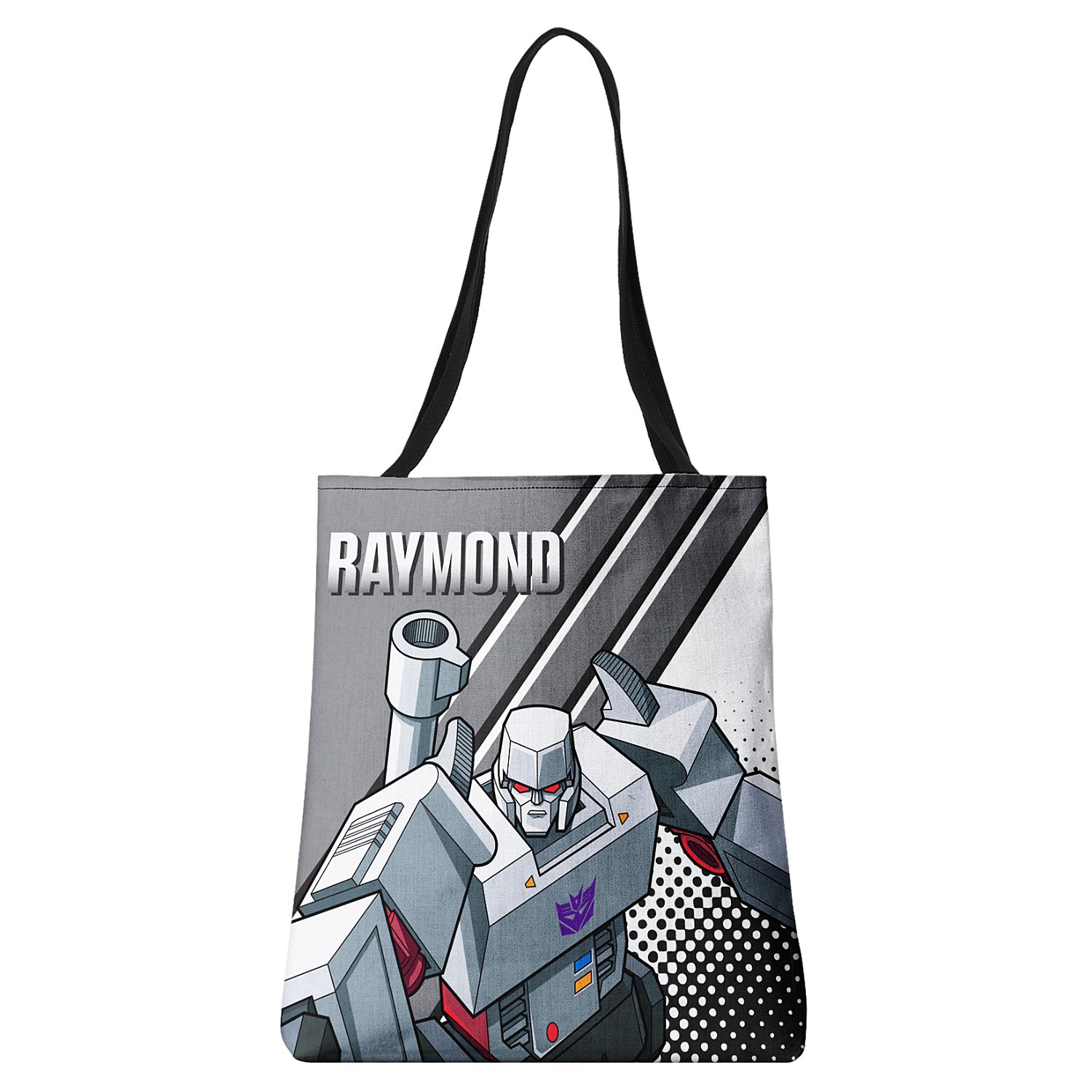 TRANSFORMERS Action-Packed Personalized Tote Bag-Megatron