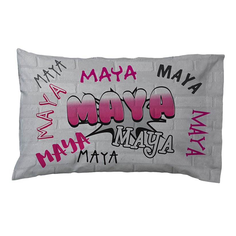 Bold Graffiti Personalized Pillowcase