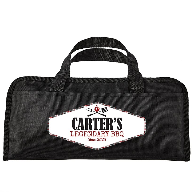 BBQ Enthusiasts' Personalized 5-Piece Tool Set