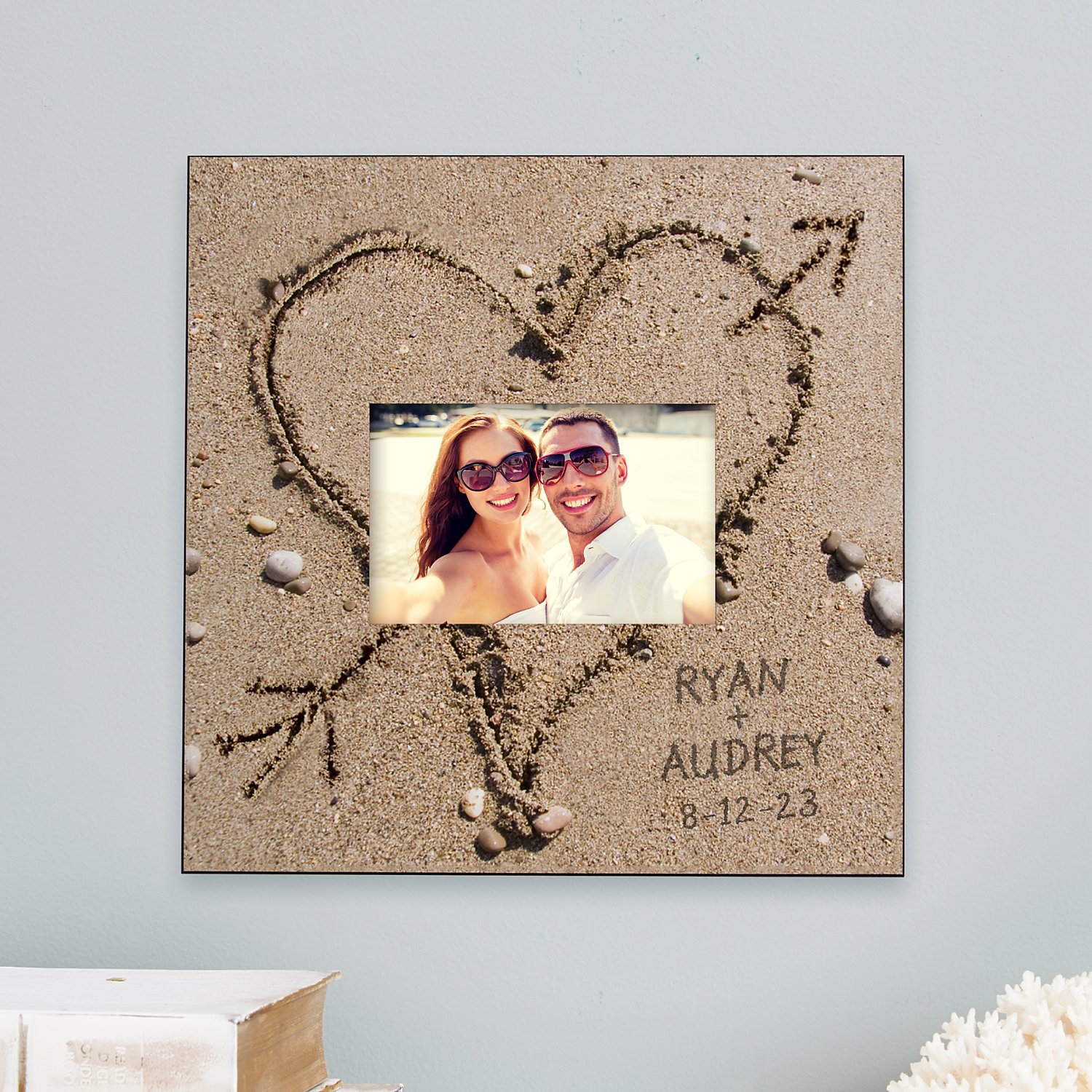 Beach Love Personalized Picture Frame