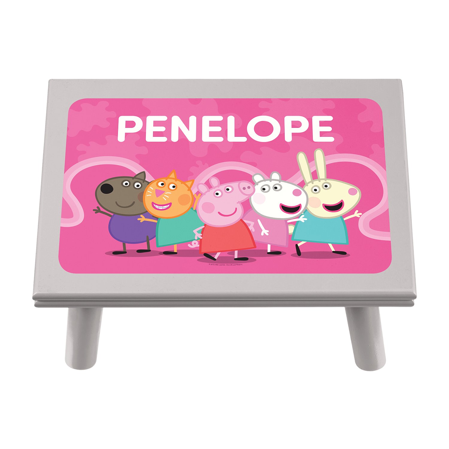 Peppa Pig and Friends Step Stool-Gray