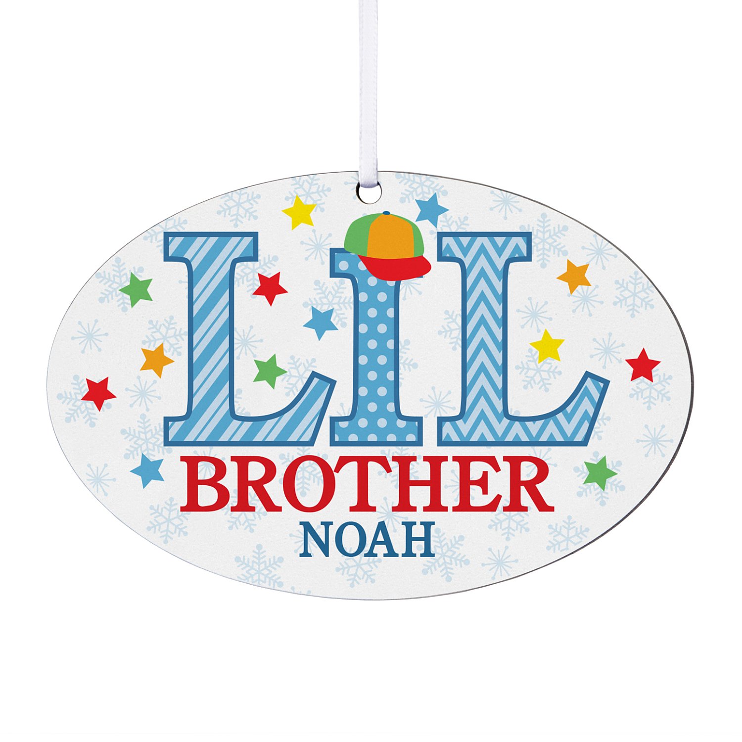 Special Sibling-Lil Brother Oval Ornament