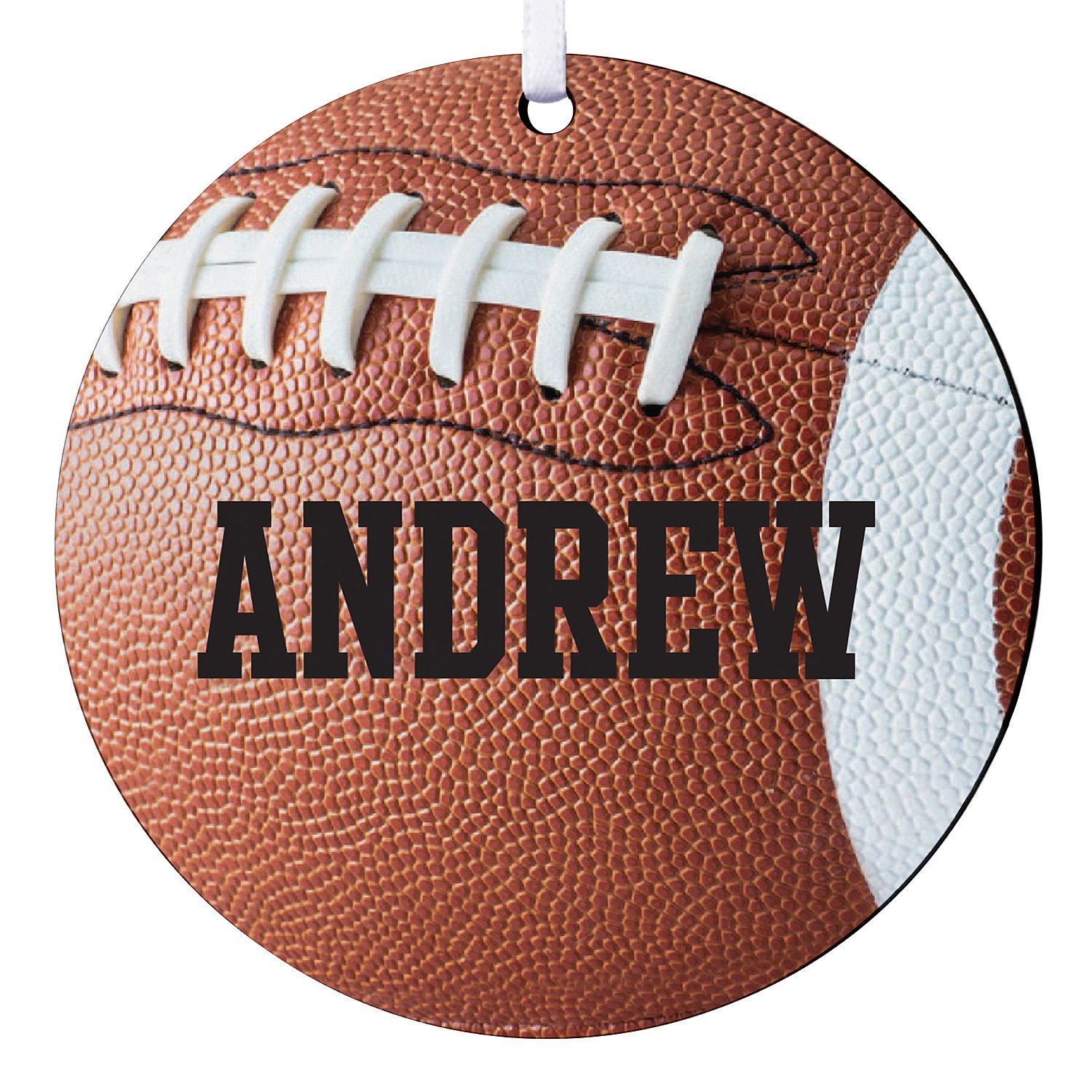 All Star Sports Round Ornament - Football