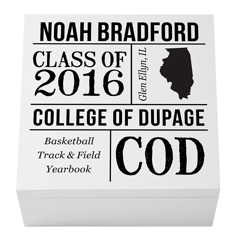 All About the Graduate Keepsake Box