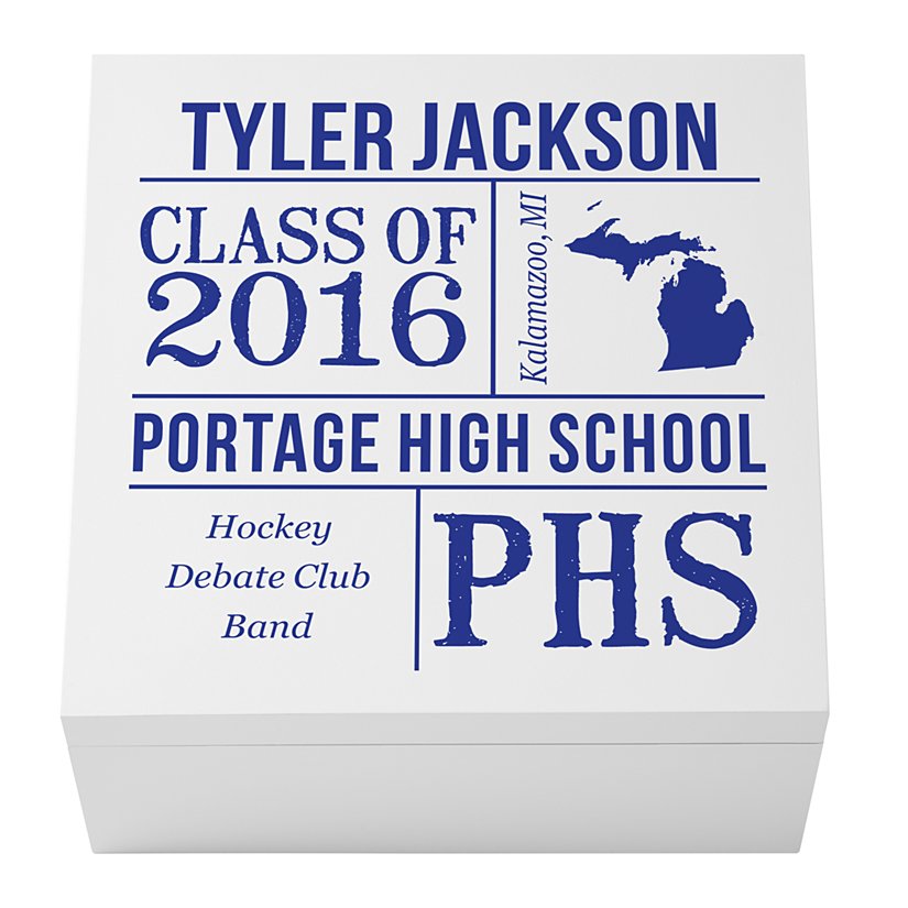 All About the Graduate Keepsake Box
