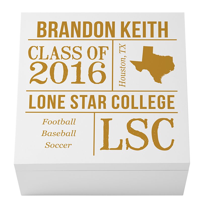 All About the Graduate Keepsake Box