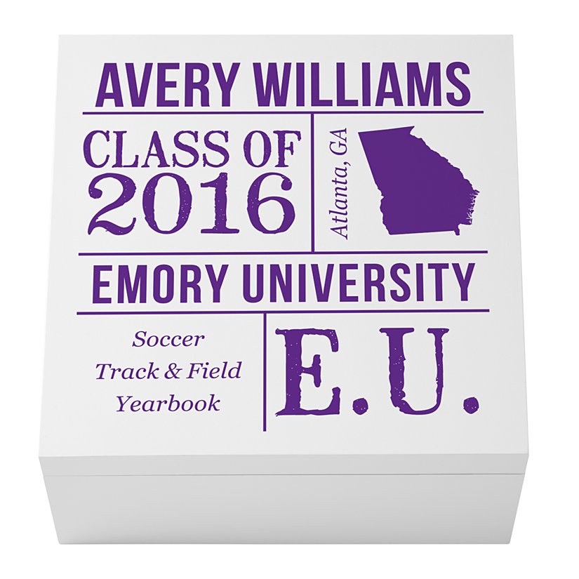 All About the Graduate Keepsake Box