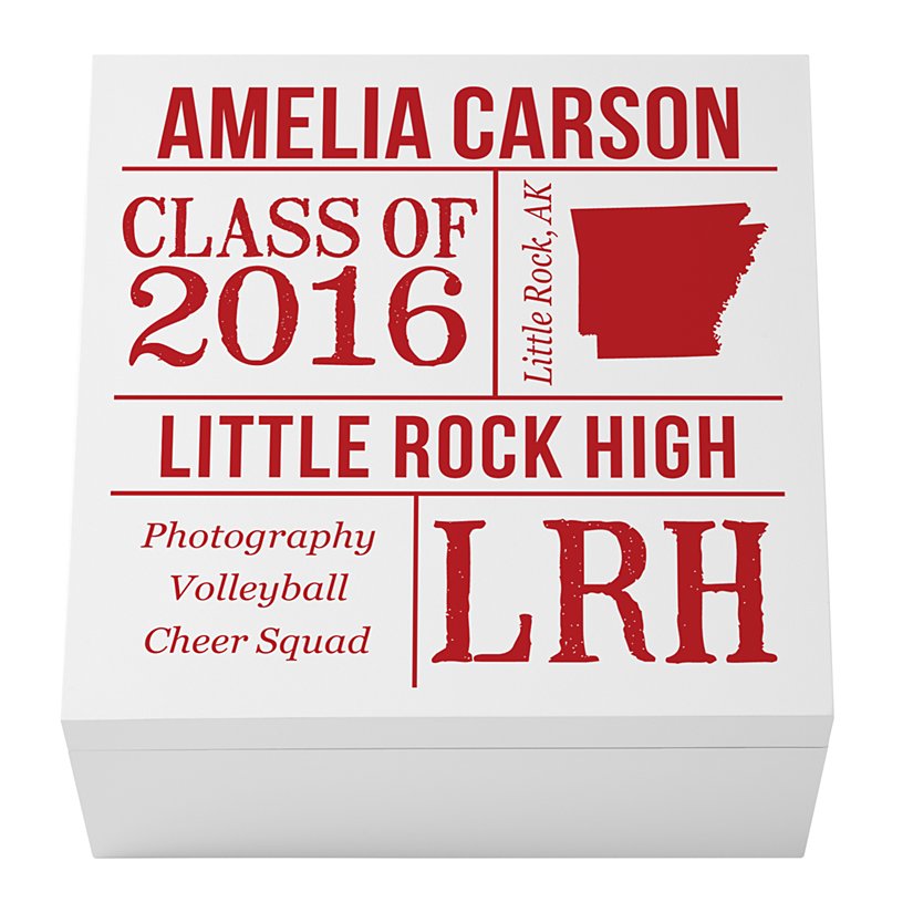 All About the Graduate Keepsake Box