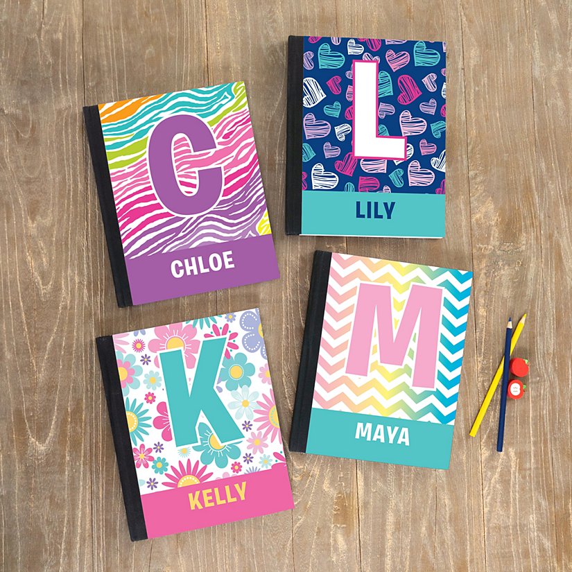 Chic Pattern Personalized Notebook