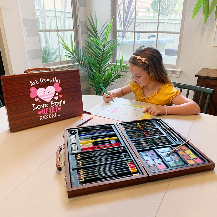 80 Piece Children's Art Set Personalized Collection