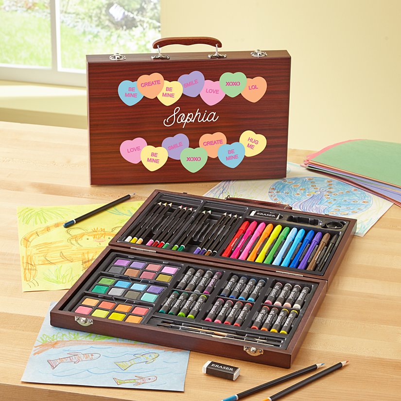 80 Piece Children's Art Set Personalized Collection