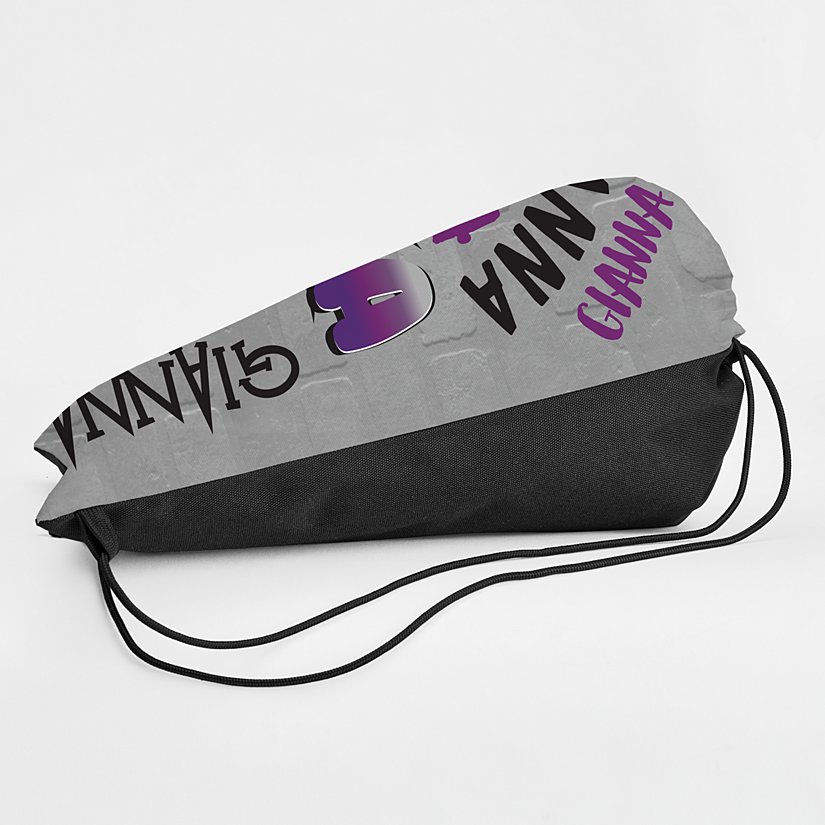 Graffiti Style Personalized Drawstring Bags 3 Graffiti Style Personalized Drawstring Bags