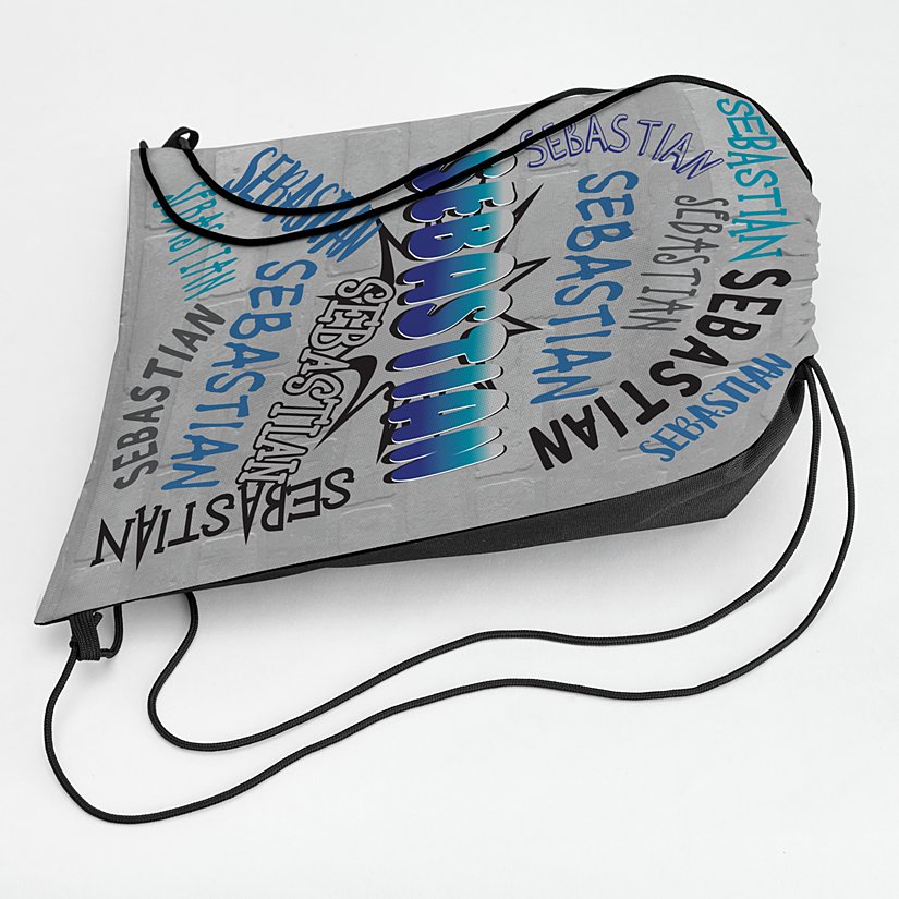 Graffiti Style Personalized Drawstring Bags 4 Graffiti Style Personalized Drawstring Bags