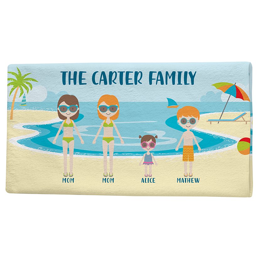 A Day At The Beach Towel