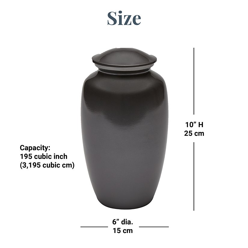 American Flag Metal Cremation Urn