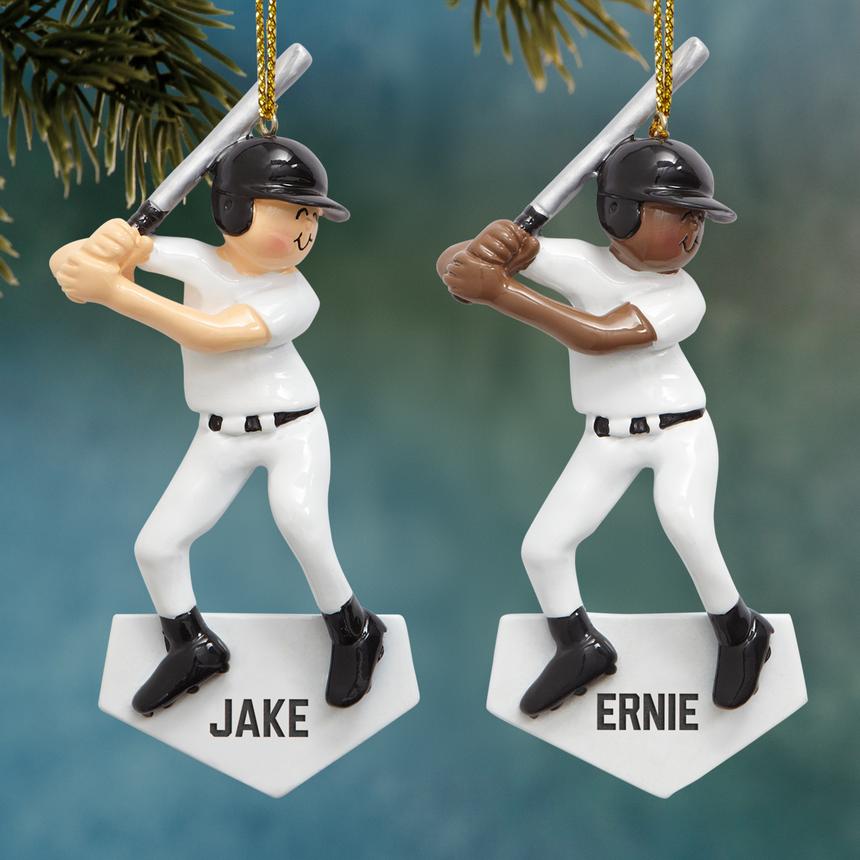 Baseball Player Ornament