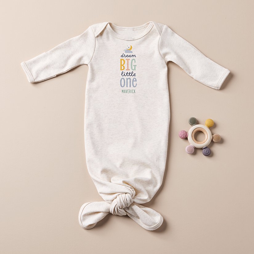 Big Dreams Baby Knotted Gown