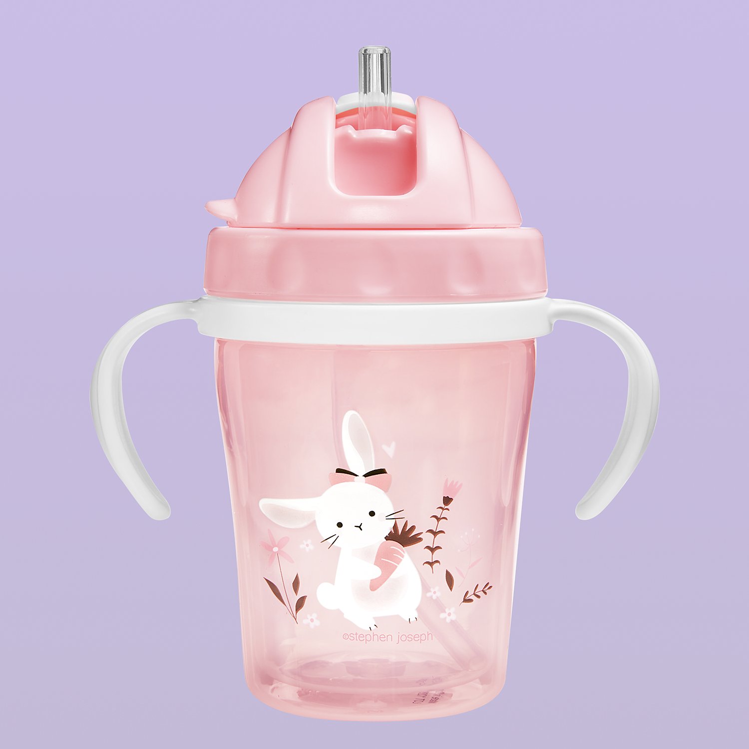 Stephen Joseph® Bunny Sweet Baby Straw Cup
