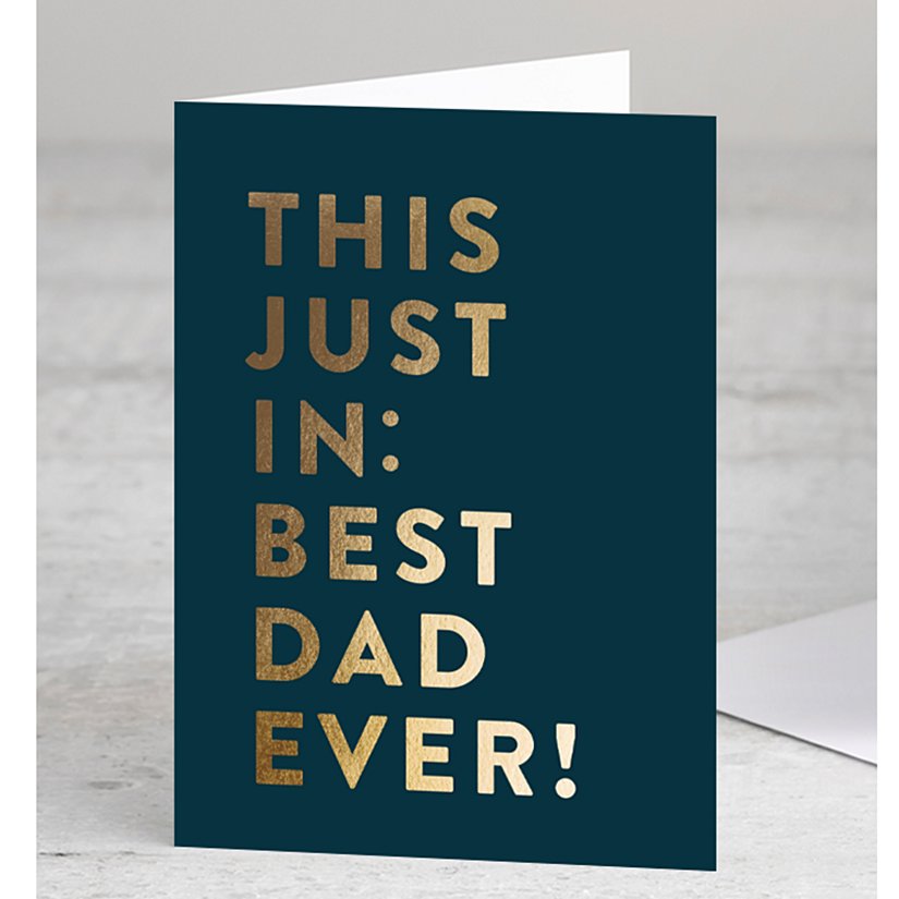 This Just In Dad Gift Card