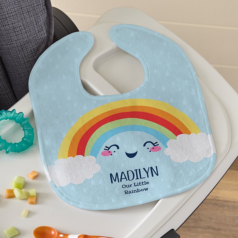 Rainbow Baby Bib