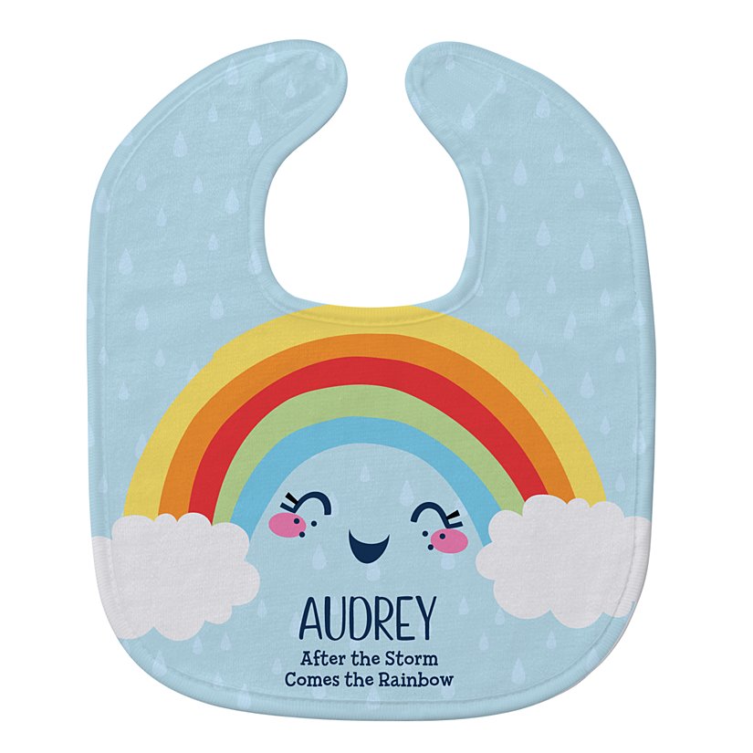 Rainbow Baby Bib