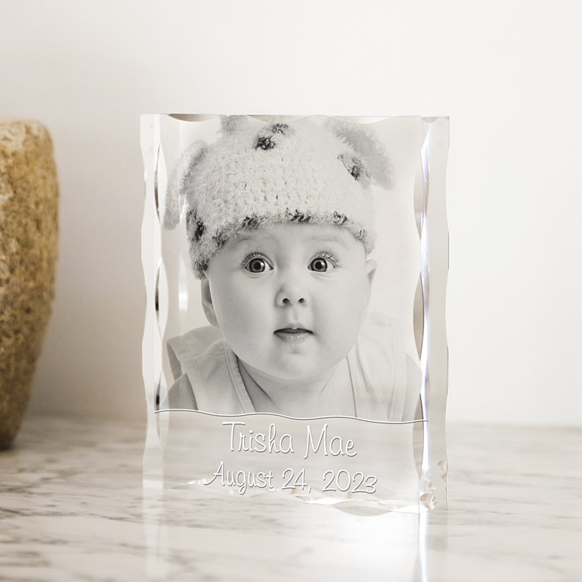 Acrylic Baby Personalized Photo Block