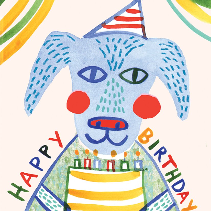 Birthday Dog Gift Card