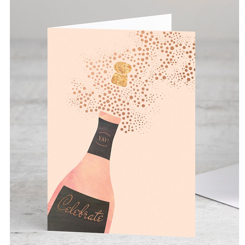 Champagne Wedding Gift Card