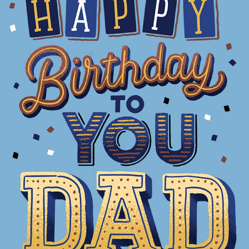 Dad Birthday Gift Card