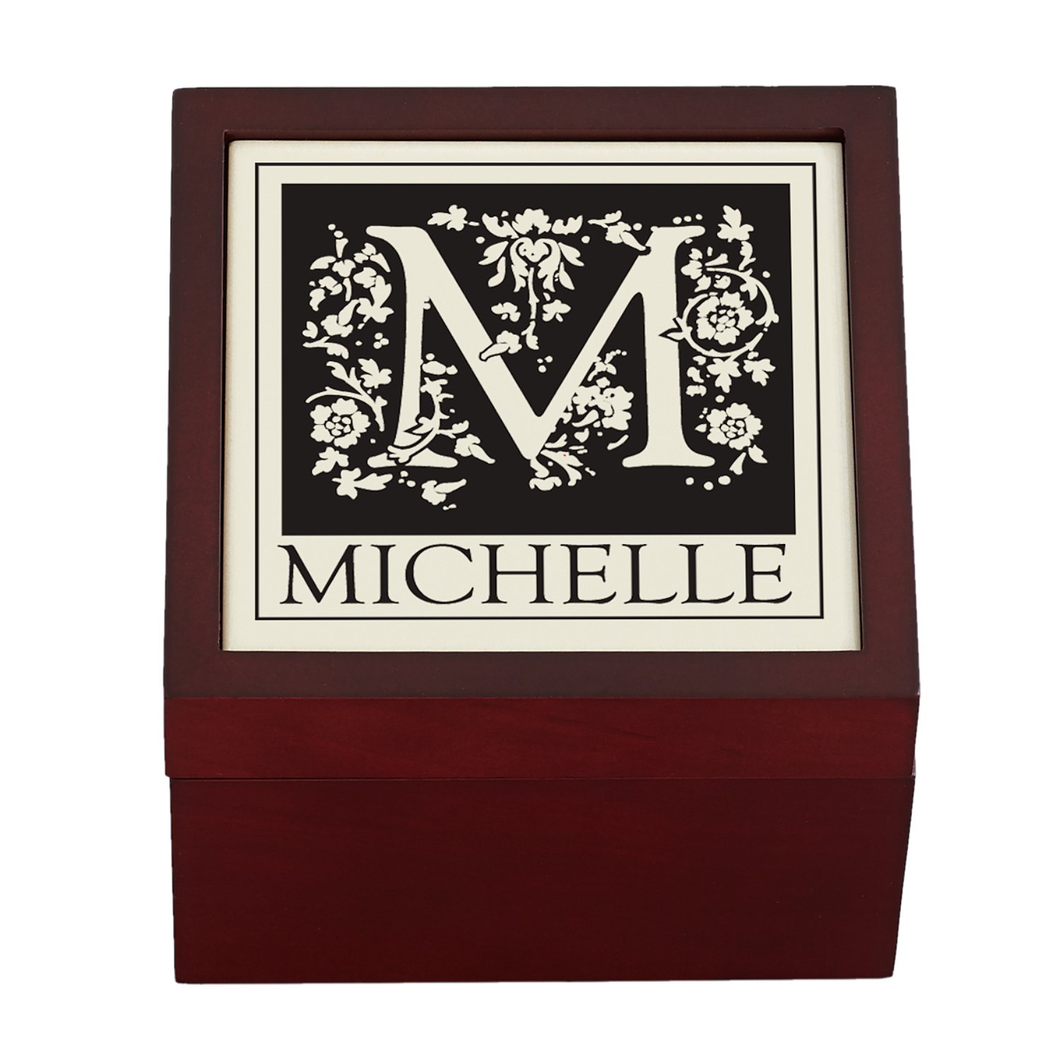 Initial Tile Box - Black