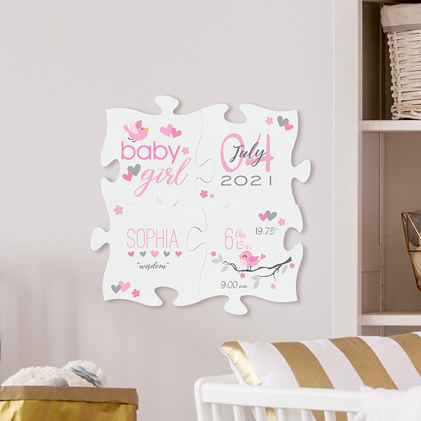 All About Baby Personalized Mini Puzzle Piece Collection