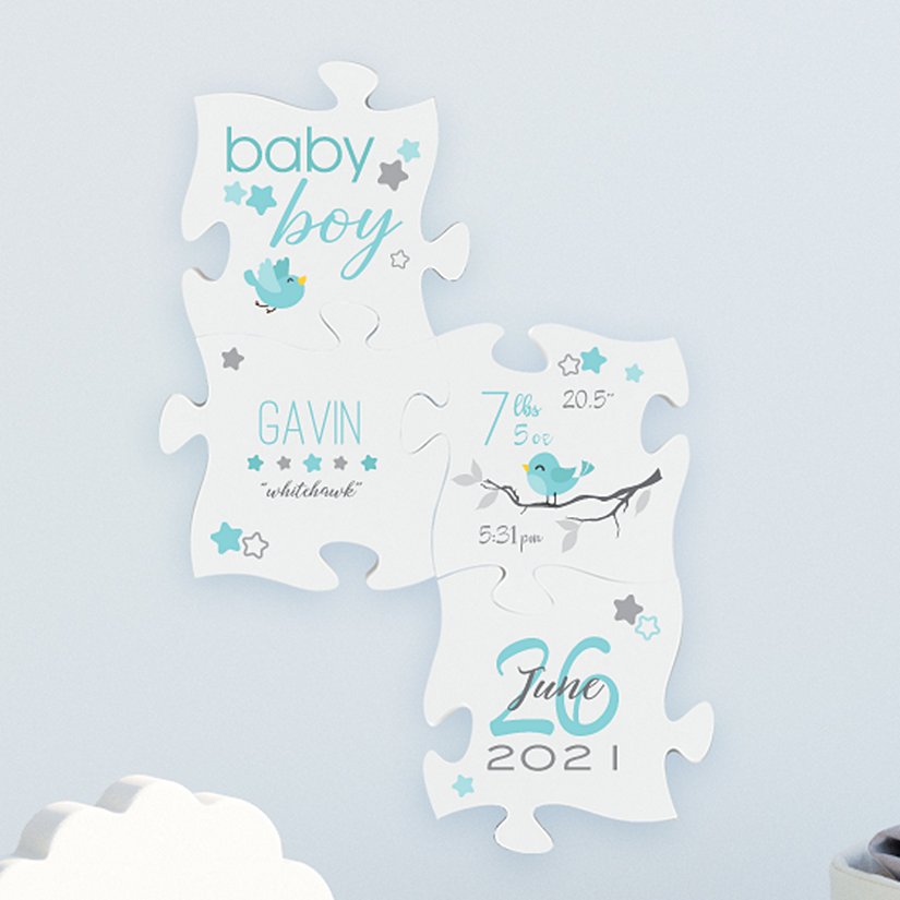 All About Baby Personalized Mini Puzzle Piece Collection