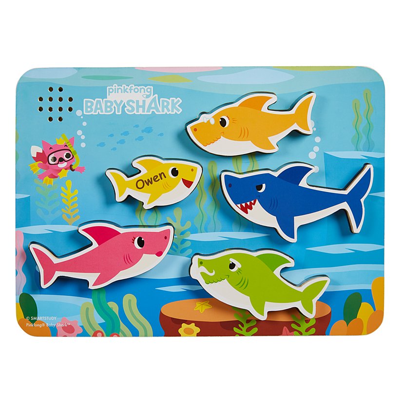 Baby Shark Personalized Musical Shape Puzzle