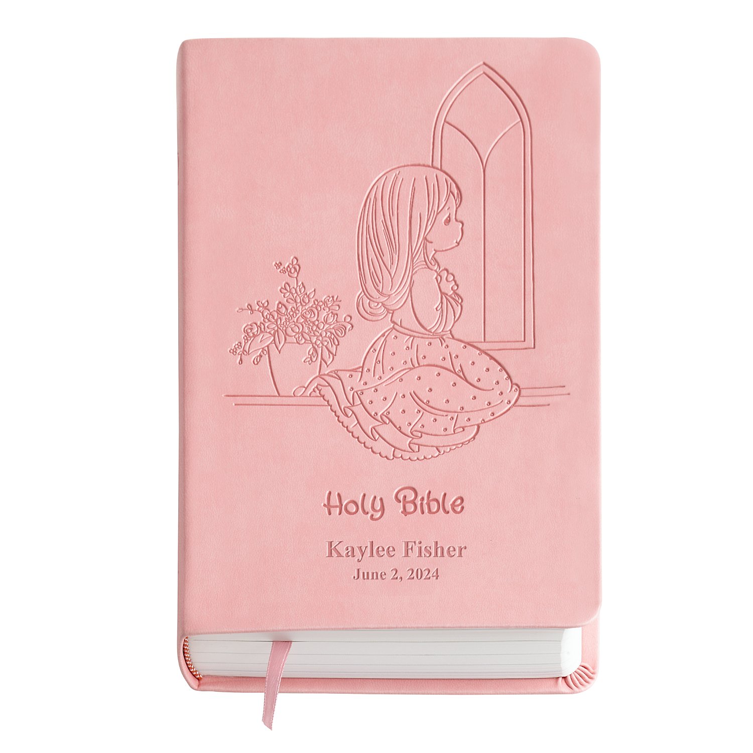 Precious Moments Bible-Pink