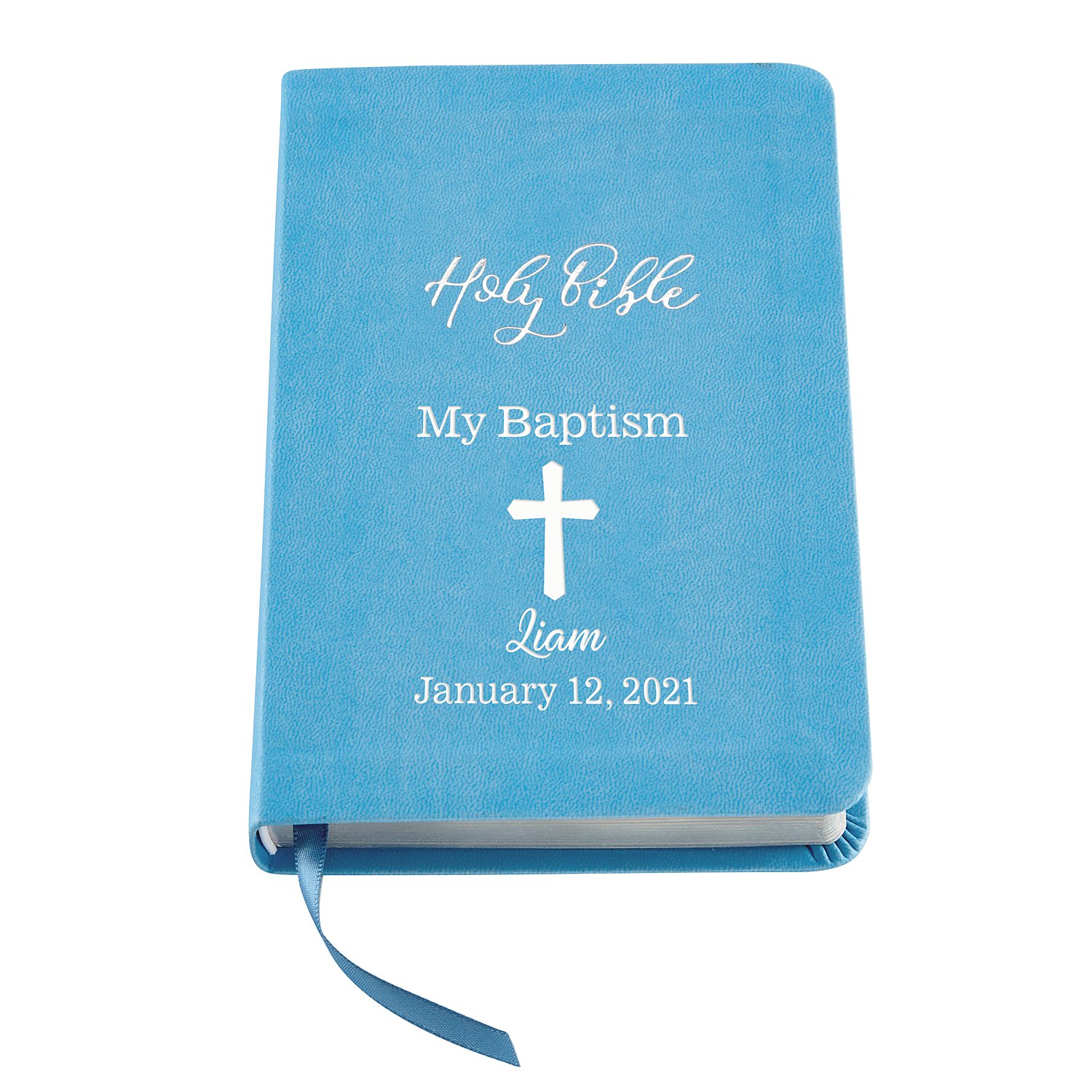 Baptism Baby Bible - Blue
