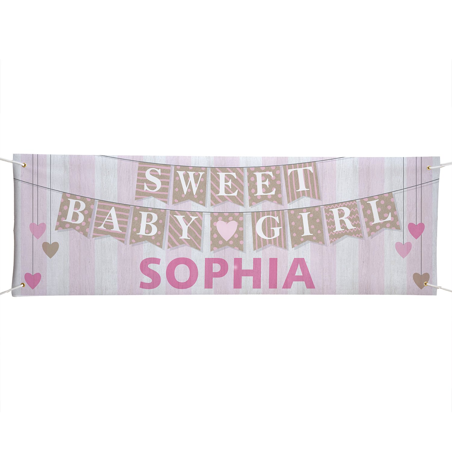 Sweet Baby Banner-Pink - 6ft