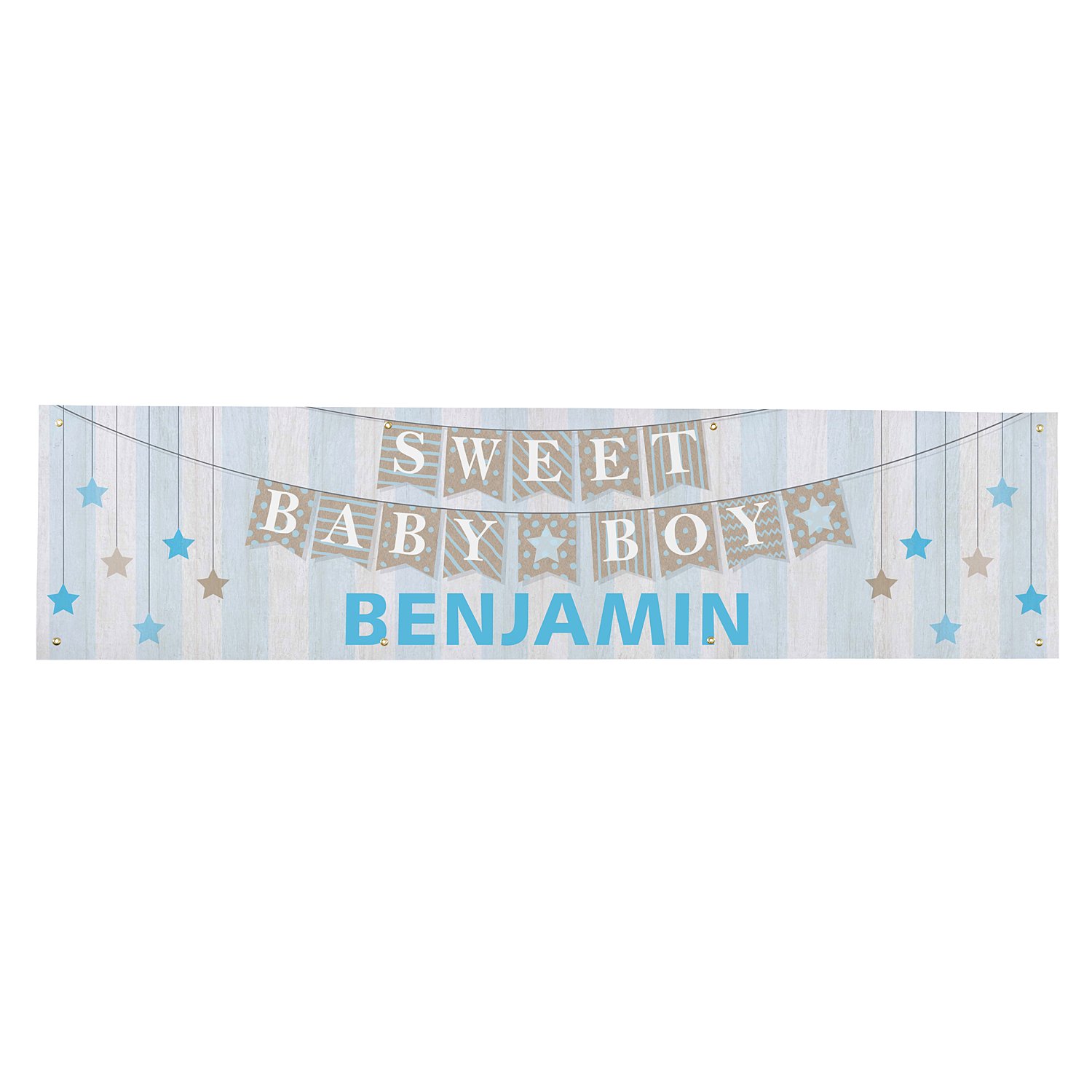 Sweet Baby Banner - Blue-8ft